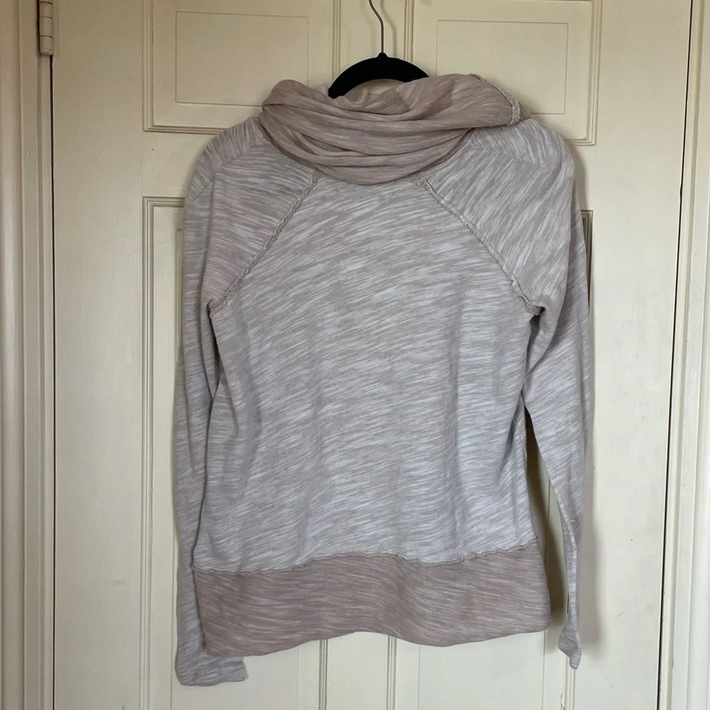 Free People Beach One Body Cocoon Cowl Neck Oversized Sweater/Top  One Size Tan - Picture 6 of 10